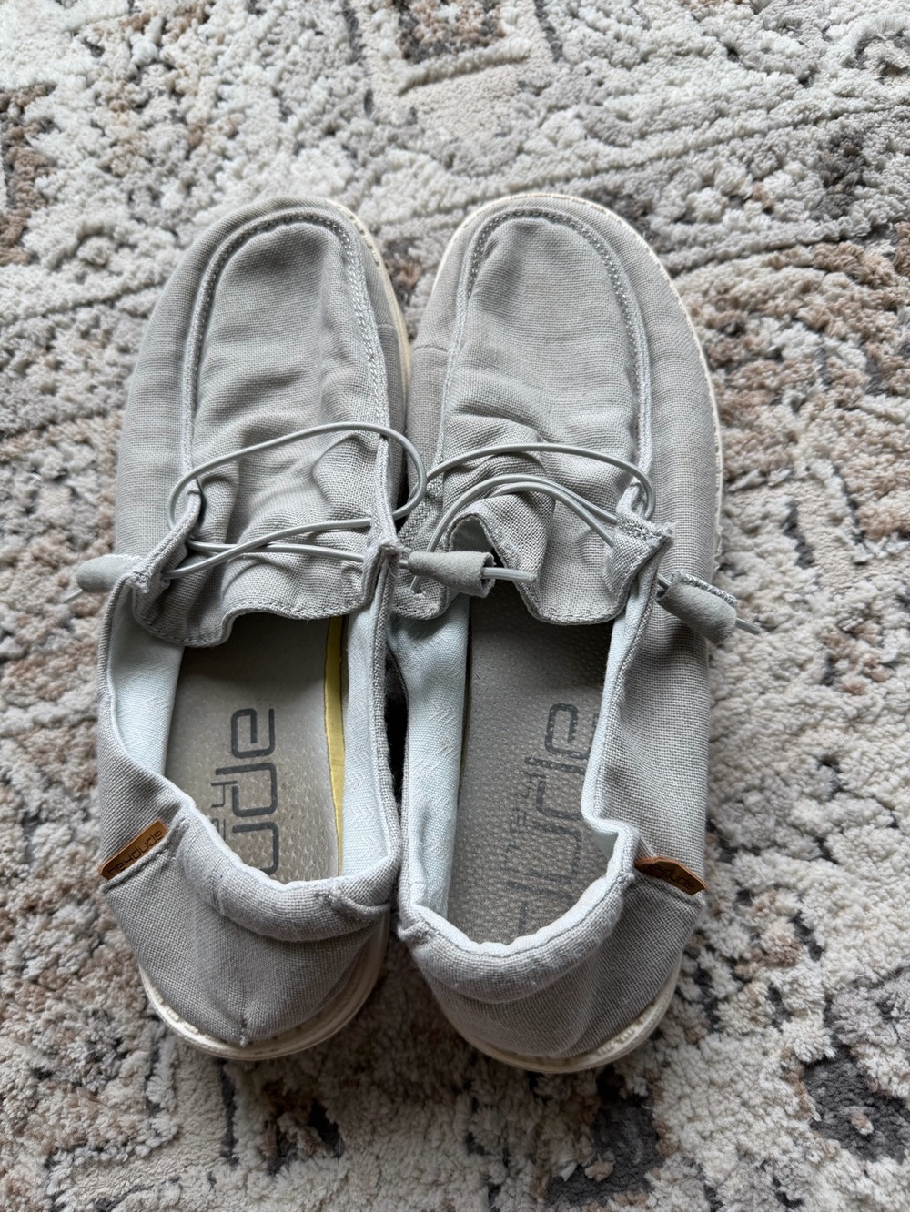 Hey Dude Women's Light Gray- Wendy Style